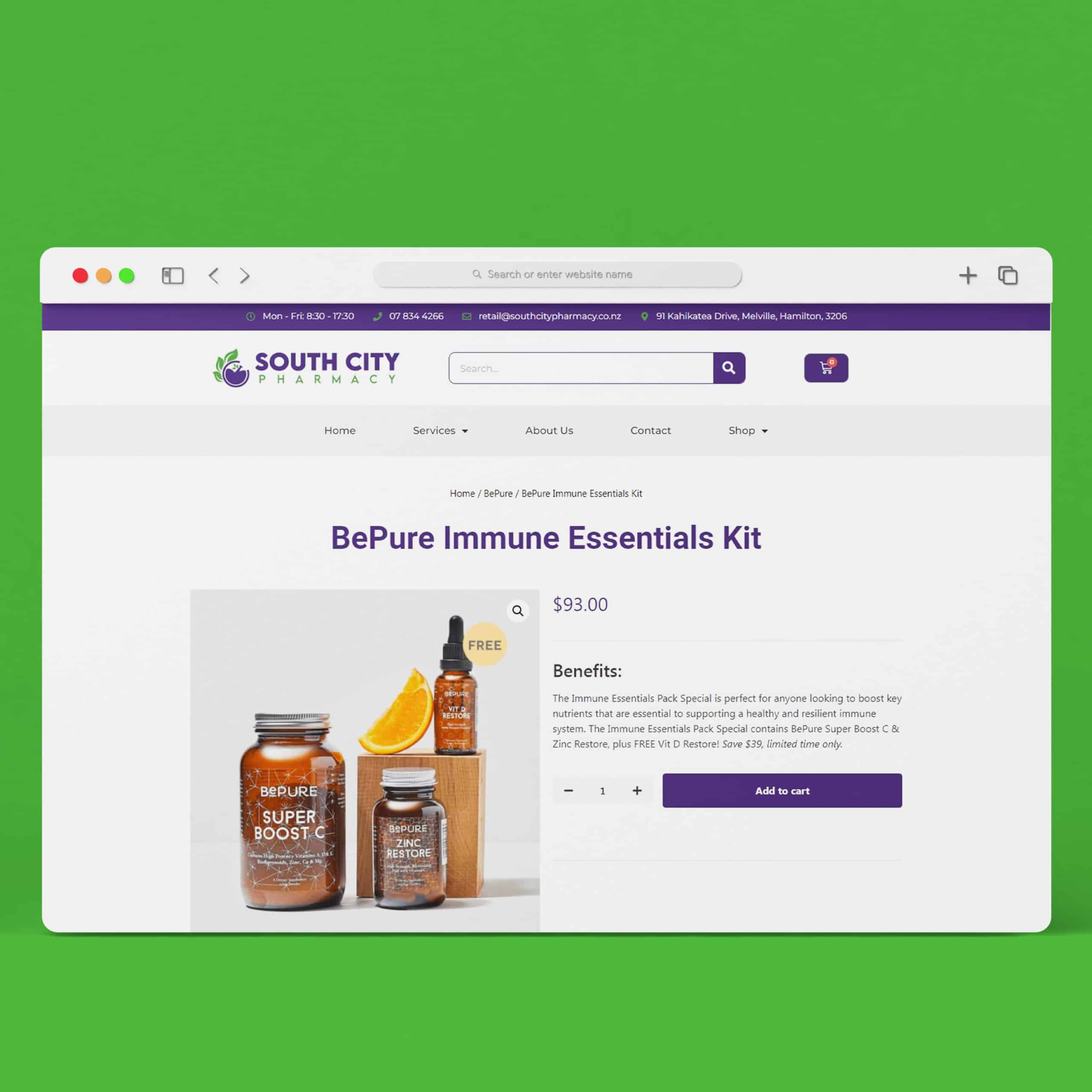 South City Pharmacy Ecommerce Website