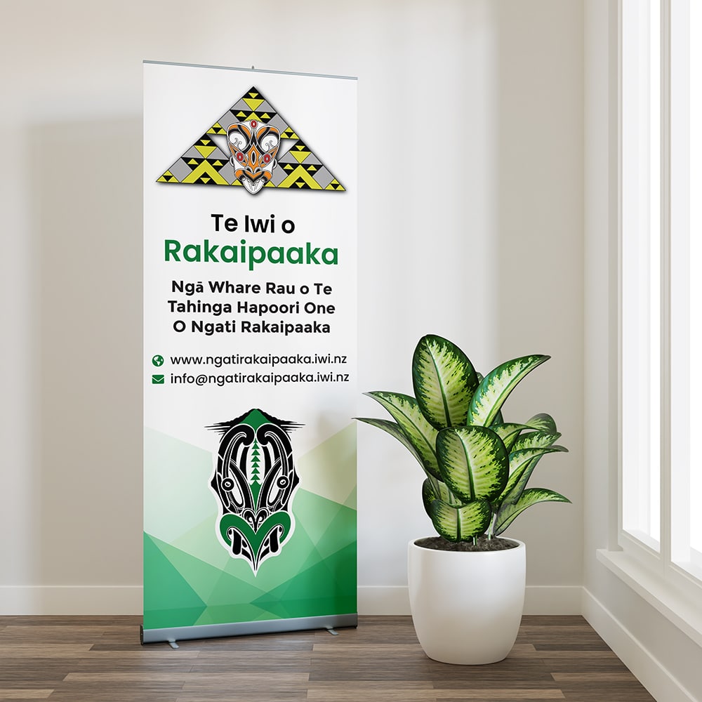 Te Iwi o Rakaipaaka Banner Design