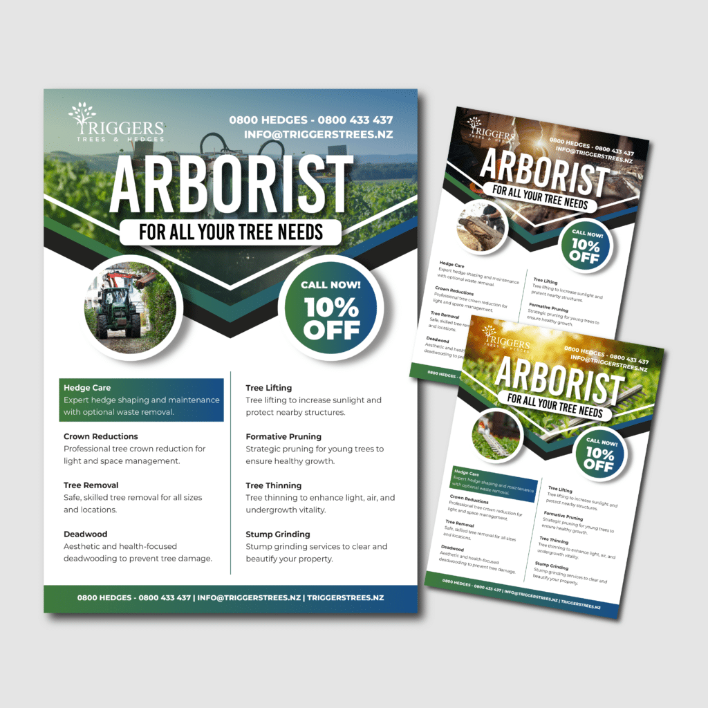 Arborist flyer design